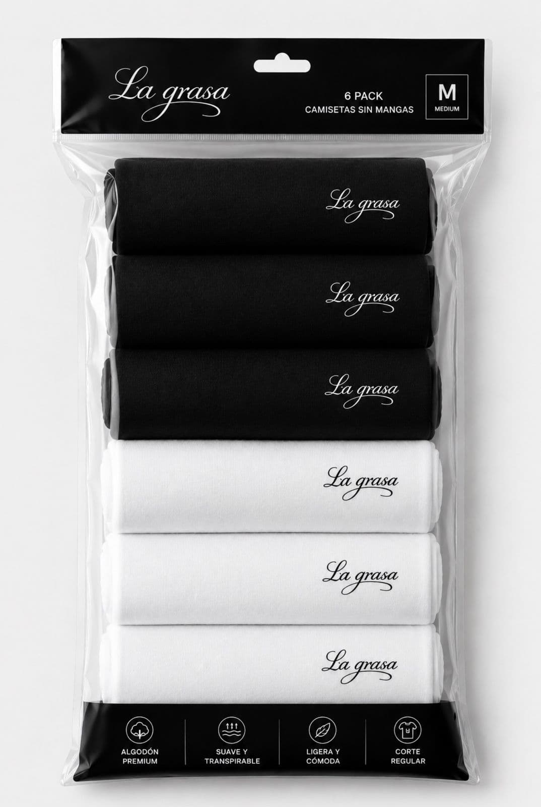 The Essential 6- Pack Of 6 T-Shirt La Grasa